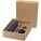Illuminate 650 ml RCS-zertifizierte doppelwandige Trinkflasche aus recyceltem Edelstahl mit 3-teiligem Deckelset - navy - 10089055 - variant PF 10089055