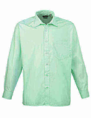 PW200 Poplin Long Sleeve Shirt - Reklamnepredmety