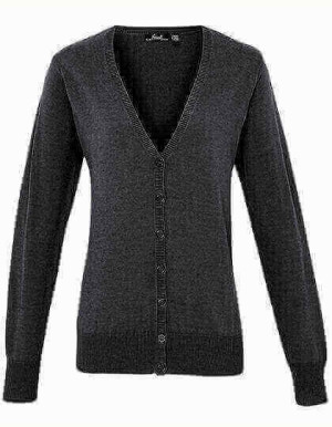 PW697 Ladies Button Through Knitted Cardigan - Reklamnepredmety