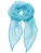 PW740 Womens Colour Chiffon Scarf - PW740_Turquoise-(ca.-Pantone-312) - variant Ls 1000145841