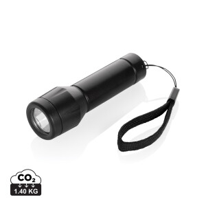 Flara RCS USB-wiederaufladbare Taschenlampe aus recyceltem Kunststoff - Reklamnepredmety