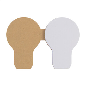 CreaStick Bulb Eco individueller Haftnotizblock - Reklamnepredmety