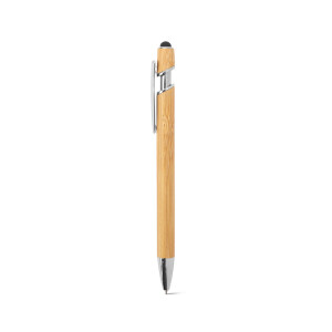 NEIL BAMBOO. Kugelschreiber aus Bambus mit verchromten Aluminiumdetails - Reklamnepredmety