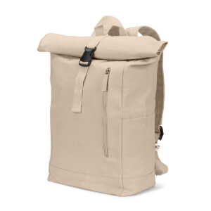 SAINT. Roll-Top-Rucksack aus recyceltem Baumwolle und recyceltem Polyester (380 g/m²) - Reklamnepredmety