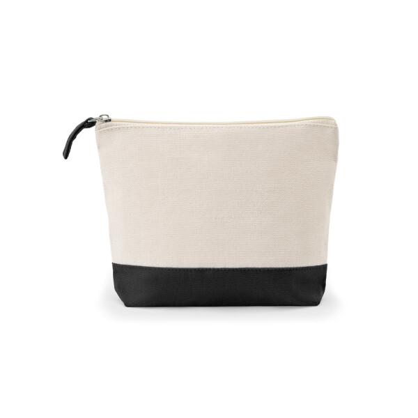 DAPHNE. Kosmetiktasche aus 100 % Baumwolle (340 g/m²), zweifarbig