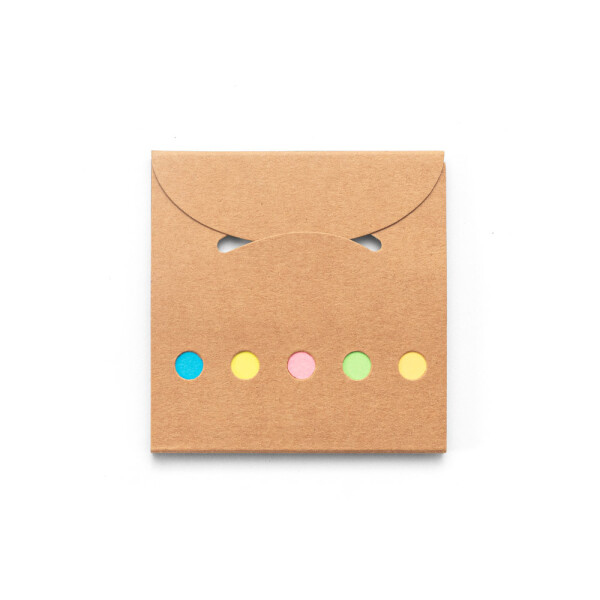 AINSLEY. Büroset 2-in-1- aus 100 % Recyclingpapier mit 6 Haftnotizblöcken