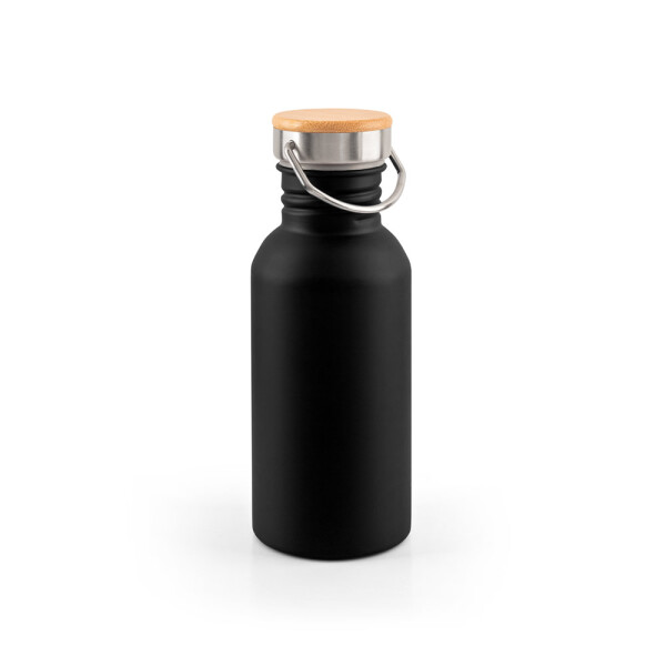EWING. Edelstahlflasche (90 % recycelt) mit einwandiger Ausführung, 580 ml