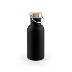 EWING. Edelstahlflasche (90 % recycelt) mit einwandiger Ausführung, 580 ml - Reklamnepredmety