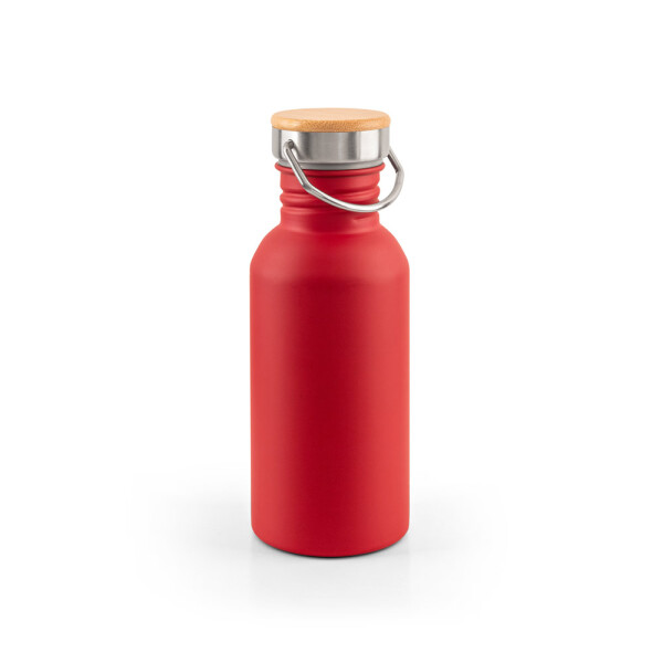 EWING. Edelstahlflasche (90 % recycelt) mit einwandiger Ausführung, 580 ml