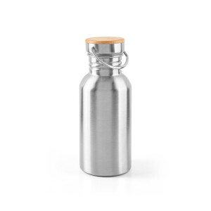 EWING. Edelstahlflasche (90 % recycelt) mit einwandiger Ausführung, 580 ml - Reklamnepredmety
