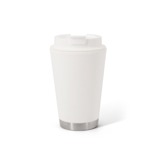 FIGLIOLI. Doppelwandiger, auslaufsicherer Reisebecher aus PP, 410 ml