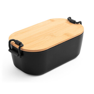 MAHLEB. Luftdichte PP-Box mit Bambusdeckel - Reklamnepredmety