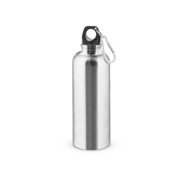 KELCE. Edelstahlflasche mit einwandiger Ausführung und Karabiner, 550 ml