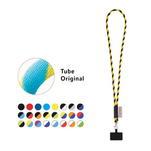 GOSPORT. Lanyard aus Polyamid mit 65 x 41 mm Handyhalter - Reklamnepredmety