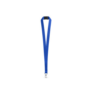 LEEDS. Lanyard aus Polyester mit Sicherheitsverschluss - Reklamnepredmety