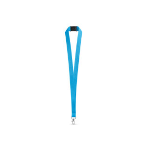LEEDS. Lanyard aus Polyester mit Sicherheitsverschluss - Reklamnepredmety