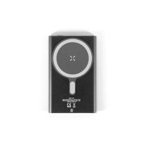 WRIGHT 5. Magnetische Powerbank mit Schnellladefunktion aus recyceltem Aluminium und recyceltem ABS, 5.000 mAh - Reklamnepredmety