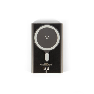 WRIGHT 10. Magnetische Powerbank mit Schnellladefunktion aus recyceltem Aluminium und recyceltem ABS, 10.000 mAh - Reklamnepredmety
