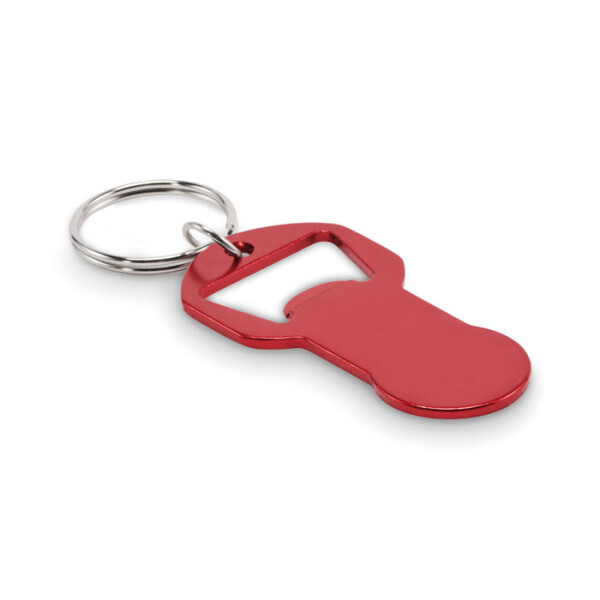 CLAVE Schlüsselanhänger aus Aluminium mit Öffner
