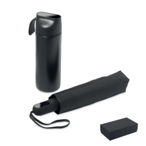 HITHERE Geschenkset aus Flasche und Regenschirm - Reklamnepredmety