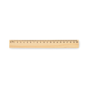 RULER20 Holzlineal 20 cm - Reklamnepredmety
