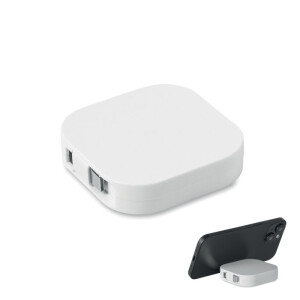 LINEA 100 100-W-Einzieh-Ladekabel - Reklamnepredmety