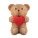 SNUGGLE Teddybär 23 cm mit Herz