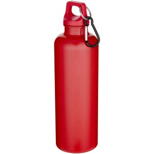 Oregon 750 ml einfarbige RS-zertifizierte Wasserflasche aus recyceltem Kunststoff mit Karabinerhaken - Reklamnepredmety