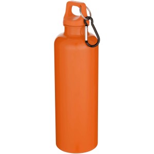 Oregon 750 ml einfarbige RS-zertifizierte Wasserflasche aus recyceltem Kunststoff mit Karabinerhaken - Reklamnepredmety