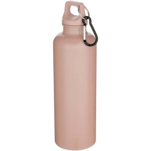 Oregon 750 ml einfarbige RS-zertifizierte Wasserflasche aus recyceltem Kunststoff mit Karabinerhaken - Reklamnepredmety