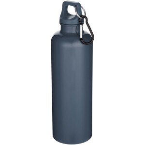 Oregon 750 ml einfarbige RS-zertifizierte Wasserflasche aus recyceltem Kunststoff mit Karabinerhaken - Reklamnepredmety