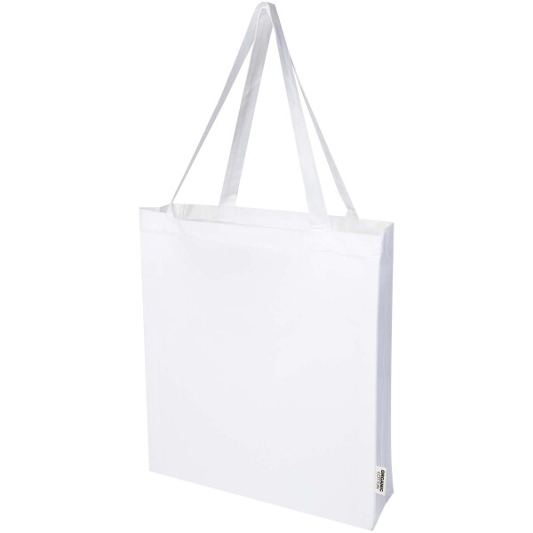 Odisha 180 g/m² OCS Bio Tragetasche mit Seitenfalten 14L