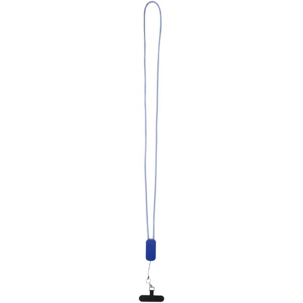 Anser Smartphone Lanyard aus recyceltem Kunststoff mit 27 W 5-in-1 integriertem Kabel