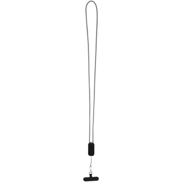 Anser Smartphone Lanyard aus recyceltem Kunststoff mit 27 W 5-in-1 integriertem Kabel