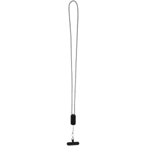 Anser Smartphone Lanyard aus recyceltem Kunststoff mit 27 W 5-in-1 integriertem Kabel - Reklamnepredmety
