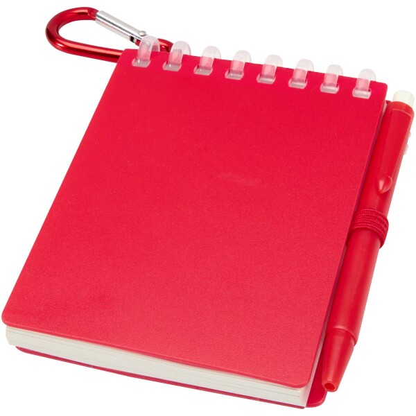 Lig Mini Recyceltes Outdoor-Softcover Notizbuch und Kugelschreiber Set (schwarze Mine)