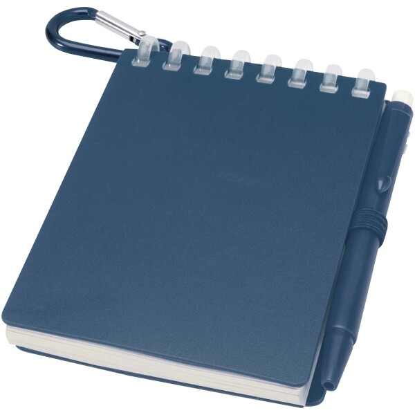 Lig Mini Recyceltes Outdoor-Softcover Notizbuch und Kugelschreiber Set (schwarze Mine)