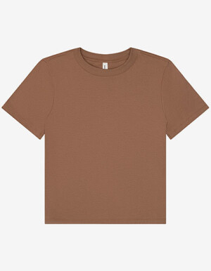 Schweres, kastenförmiges Damen-T-Shirt / Heavy/ - Reklamnepredmety