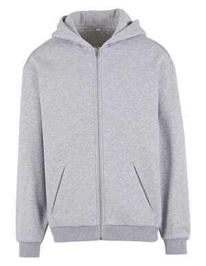Locker geschnittener Kapuzenpullover mit Reißverschluss  / Loose Fit Zip Hoody / - Reklamnepredmety
