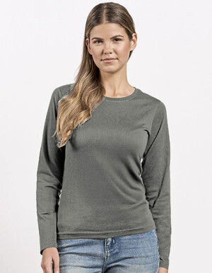 Premium-T-Shirt für Damen mit langen Ärmeln - Reklamnepredmety