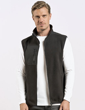 Herren-Fleeceweste aus Canvas - Reklamnepredmety