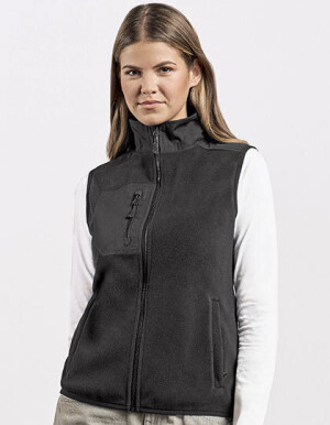 Damen-Fleeceweste aus Canvas - Reklamnepredmety