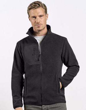 Herren-Fleecejacke aus Canvas - Reklamnepredmety
