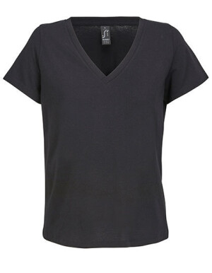Damen-T-Shirt mit V-Ausschnitt Regent - Reklamnepredmety