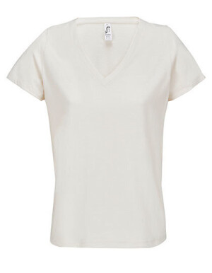 Damen-T-Shirt mit V-Ausschnitt Regent - Reklamnepredmety