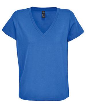 Damen-T-Shirt mit V-Ausschnitt Regent - Reklamnepredmety
