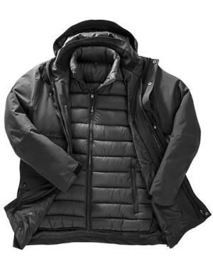 Recycelte 3-in-1-Wattierte Ripstop-Jacke - Reklamnepredmety