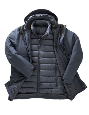 Recycelte 3-in-1-Wattierte Ripstop-Jacke - Reklamnepredmety