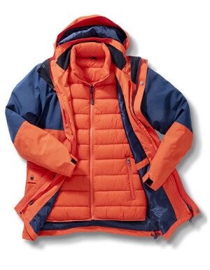 Recycelte 3-in-1-Wattierte Ripstop-Jacke - Reklamnepredmety