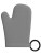 Mini-Ofenhandschuh-Schlüsselanhänger - 2771976 - variant 